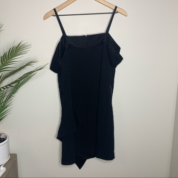 Jason Wu GREY Satin-Backed Cold-Shoulder Dress 2 - Picture 7 of 11